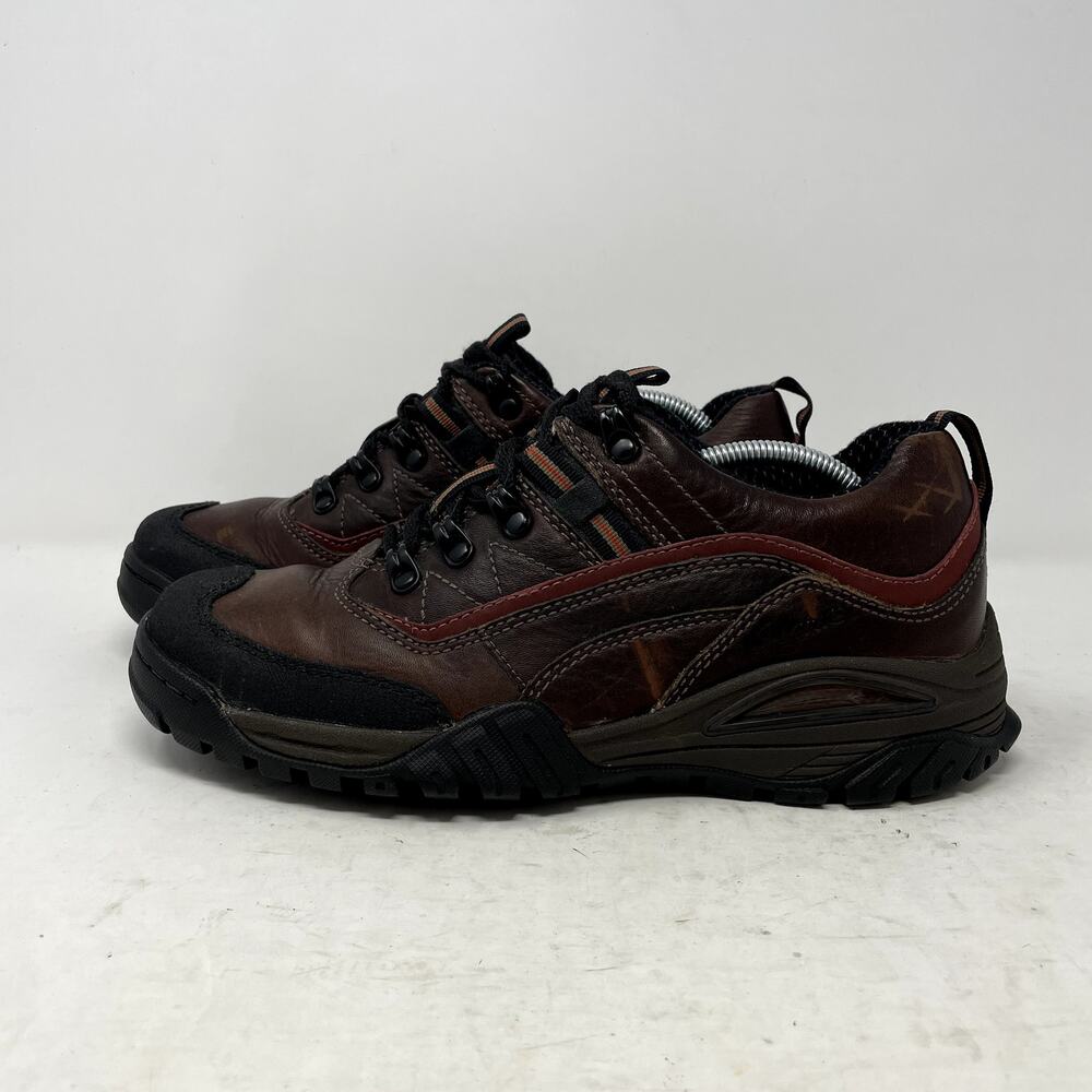 Clarks Leather Muckers Walking Hiking Low Shoes Mens Size 7